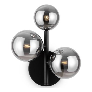 Maytoni MOD545WL-03B - Vägglampa DALLAS 3xG9/28W/230V svart