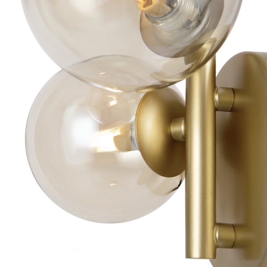 Maytoni MOD545WL-03G - Vägglampa DALLAS 3xG9/28W/230V mässing