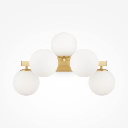 Maytoni MOD547WL-05BS - Vägglampa DALLAS 5xG9/28W/230V guld