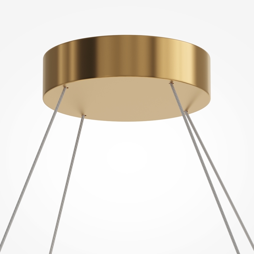 Maytoni MOD555PL-L35G3K - LED ljuskrona med textilsladd AMULET LED/40W/230V 3000K guld