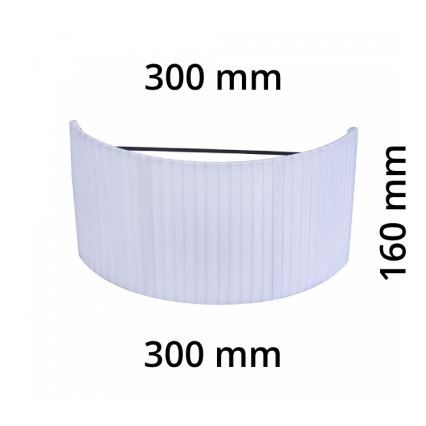 Maytoni MOD974-WLShade-White - Lampskärm för vägglampa TORONTO vit E27 300x160 mm
