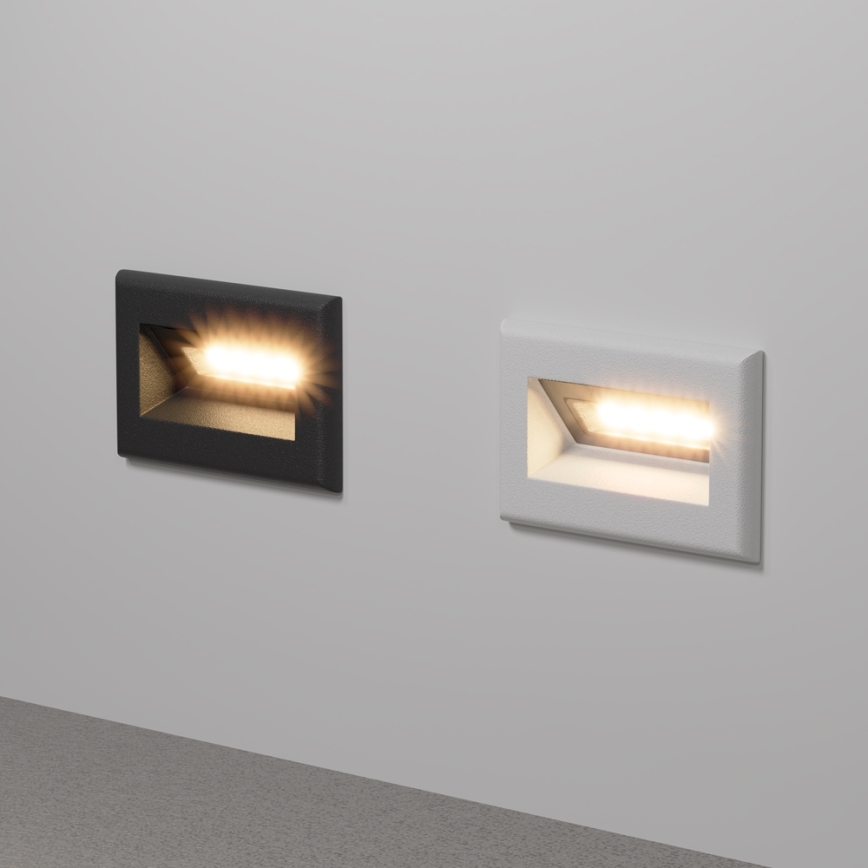 Maytoni O045SL-L3W3K - LED Inbyggd utomhusbelysning BOSCA LED/3W/230V 3000K IP65 vit