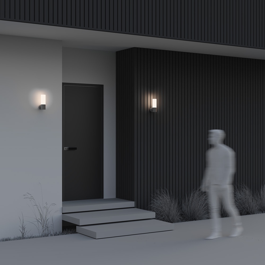 Maytoni O418WL-01GR - Vägglampa för utomhusbruk WILLIS 1xE27/60W/230V IP54 antracit