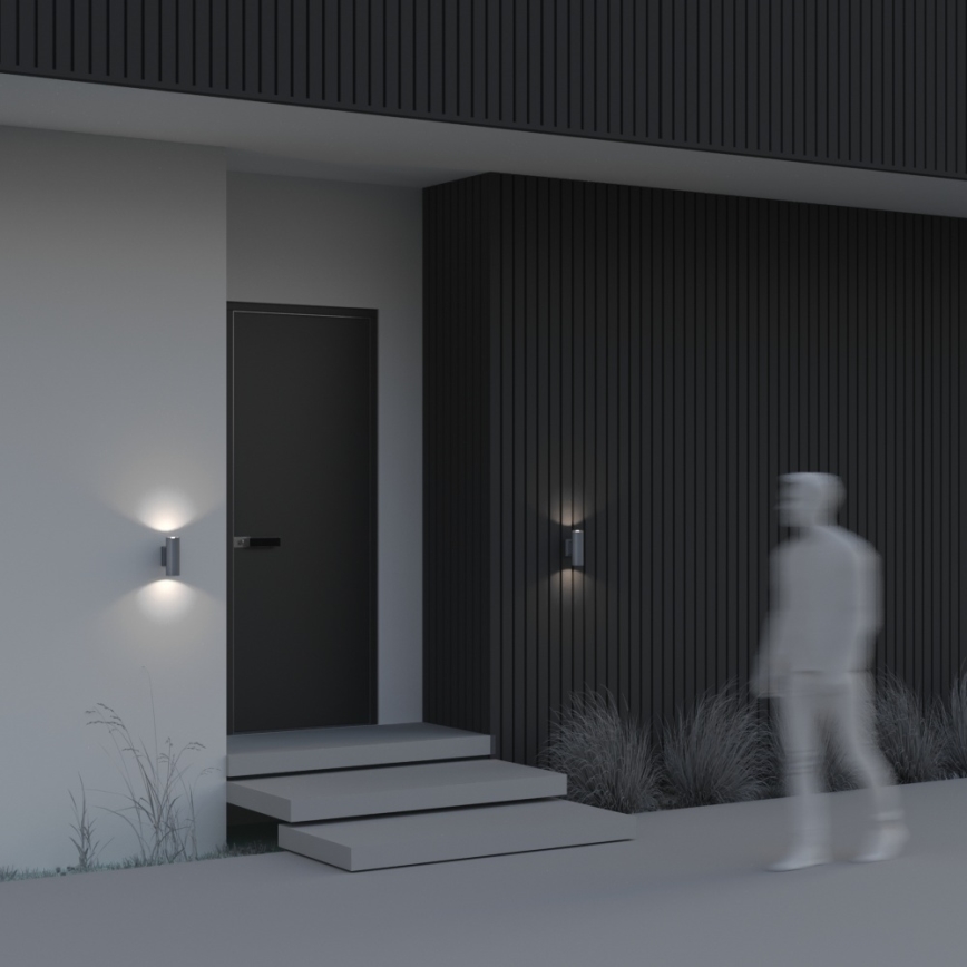 Maytoni O574WL-02GR - Vägglampa för utomhusbruk BOWERY 2xGU10/50W/230V IP54 antracit