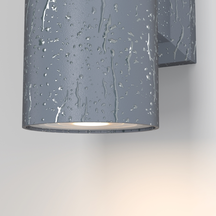 Maytoni O574WL-02GR - Vägglampa för utomhusbruk BOWERY 2xGU10/50W/230V IP54 antracit