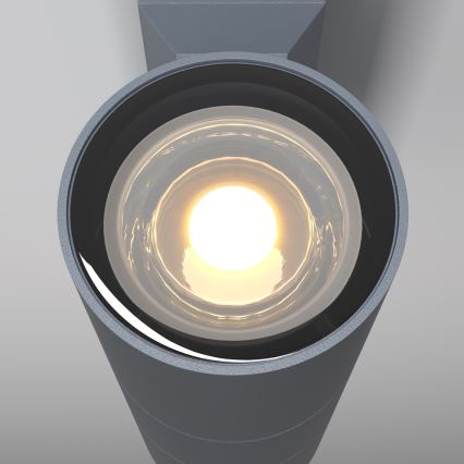 Maytoni O574WL-02GR - Vägglampa för utomhusbruk BOWERY 2xGU10/50W/230V IP54 antracit