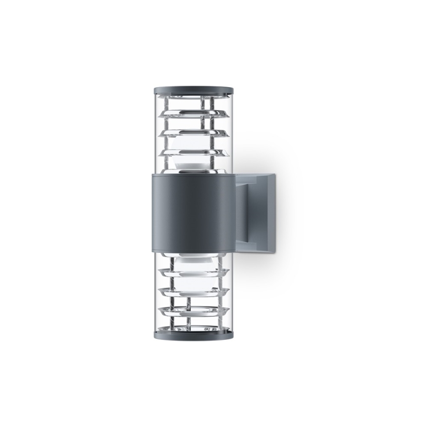 Maytoni O576WL-02GR - Vägglampa för utomhusbruk BRONX 2xE27/60W/230V IP54 antracit