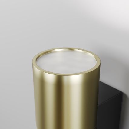 Maytoni O582WL-02BS - Vägglampa för utomhusbruk BOWERY 2xGU10/50W/230V IP54 mässing