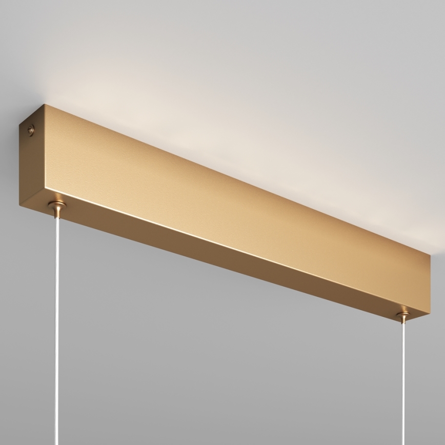 Maytoni P010PL-L23G3K - LED ljuskrona med textilsladd STEP LED/23W/230V 3000K 91 cm guld