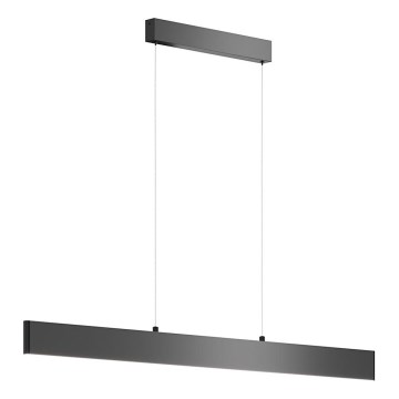 Maytoni P010PL-L30B4K - LED ljuskrona med textilsladd STEP LED/30W/230V 4000K 118,5 cm svart
