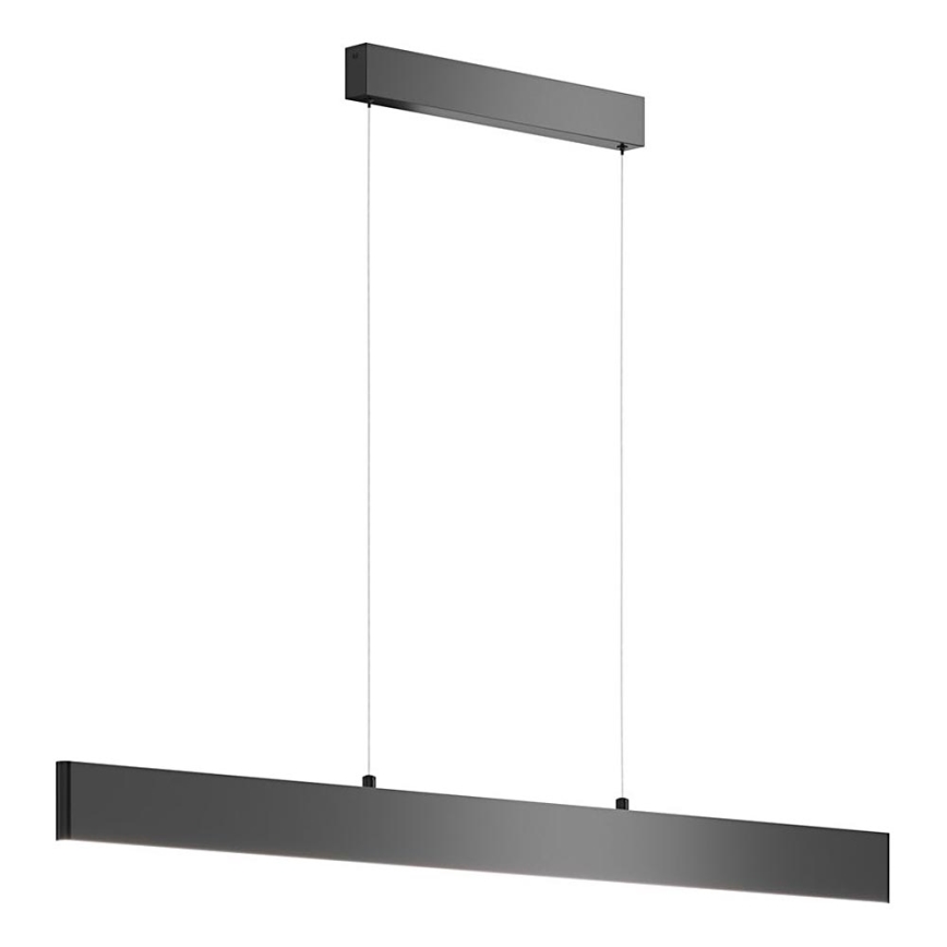 Maytoni P010PL-L30B4K - LED ljuskrona med textilsladd STEP LED/30W/230V 4000K 118,5 cm svart