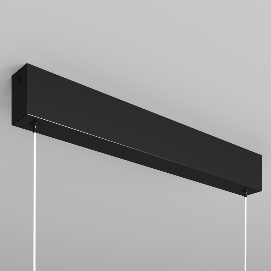 Maytoni P010PL-L30B4K - LED ljuskrona med textilsladd STEP LED/30W/230V 4000K 118,5 cm svart