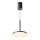 Maytoni P076PL-L12W3K-B - LED ljuskrona med textilsladd PLATO LED/12W/230V 3000K svart
