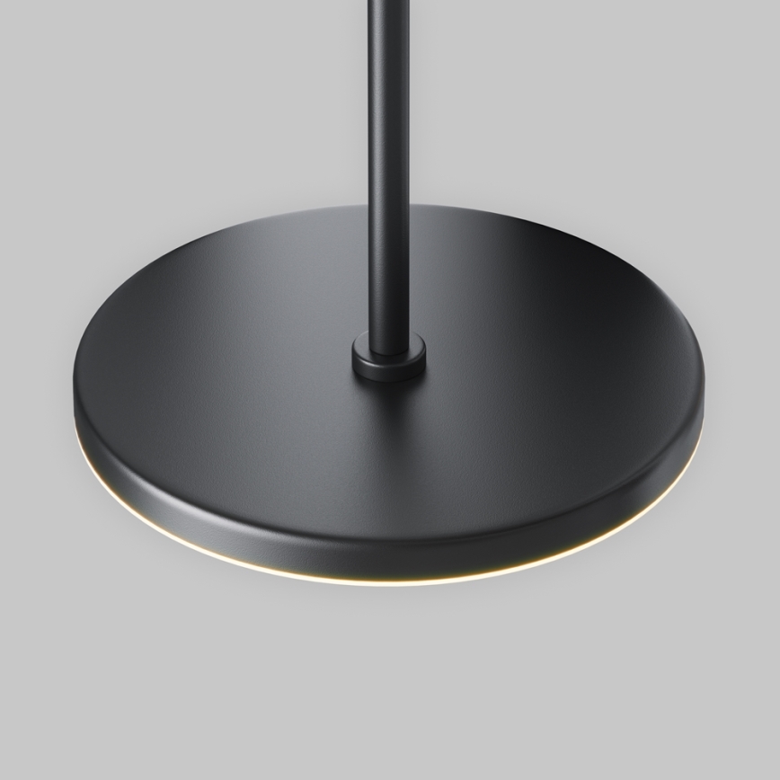 Maytoni P076PL-L12W3K-B - LED ljuskrona med textilsladd PLATO LED/12W/230V 3000K svart