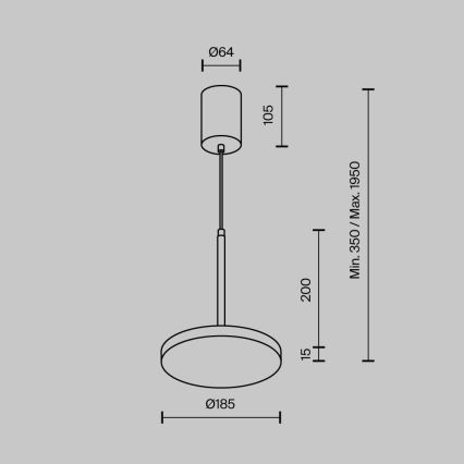 Maytoni P076PL-L12W3K-BS - LED ljuskrona med textilsladd PLATO LED/12W/230V 3000K guld