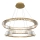 Maytoni P097PL-L90G4K - LED ljuskrona med textilsladd KRONE LED/90W/230V CRI 90 diameter 80,5 cm guld