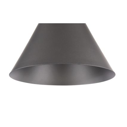 Maytoni P359-PL-220-C - Ljuskrona med textilsladd BICONES 1xE27/60W/230V diameter 22 cm grå/beige