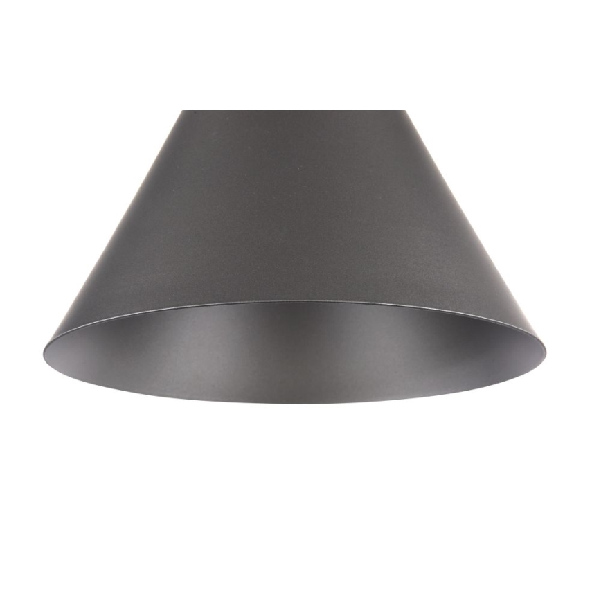 Maytoni P359-PL-220-C - Ljuskrona med textilsladd BICONES 1xE27/60W/230V diameter 22 cm grå/beige