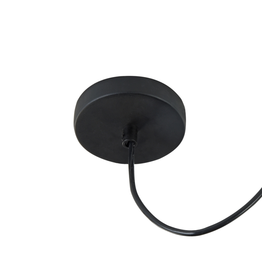 Maytoni T451-PL-01-GR - Ljuskrona med textilsladd BRONI 1xE27/60W/230V diameter 20 cm grå