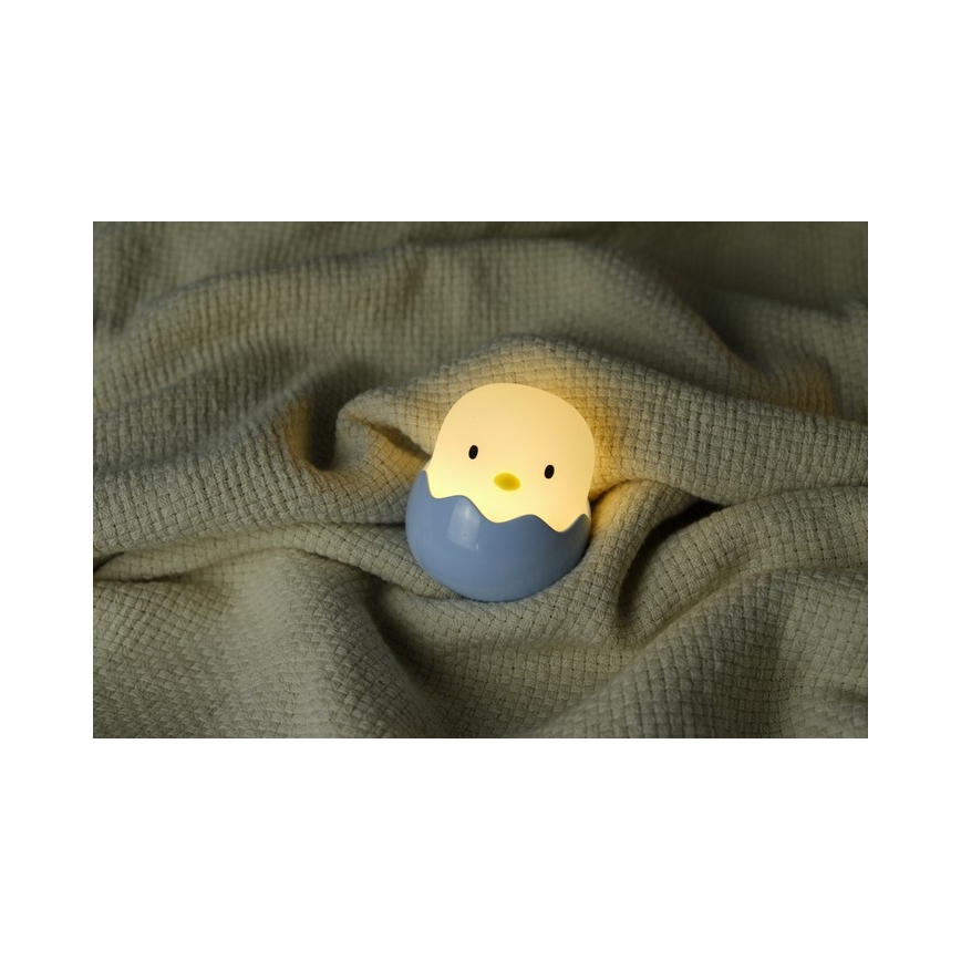 MegaLight - LED RGB Dimbara uppladdningsbara barnlampa med touch EGGY EGG LED/5V