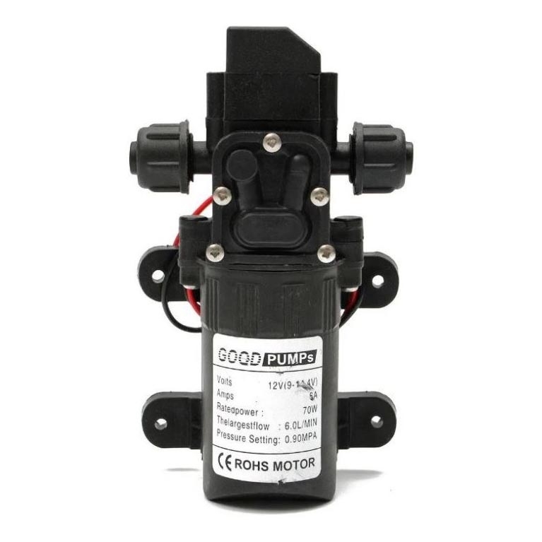 Membran självpumpande pump 70W/12V