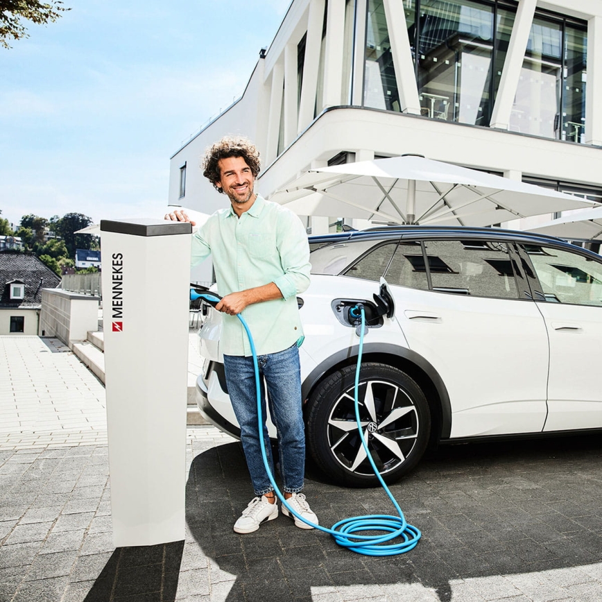 Mennekes - Laddkabel för elbilar typ 2 / typ 1 7,5m 3,7kW 20A IP44