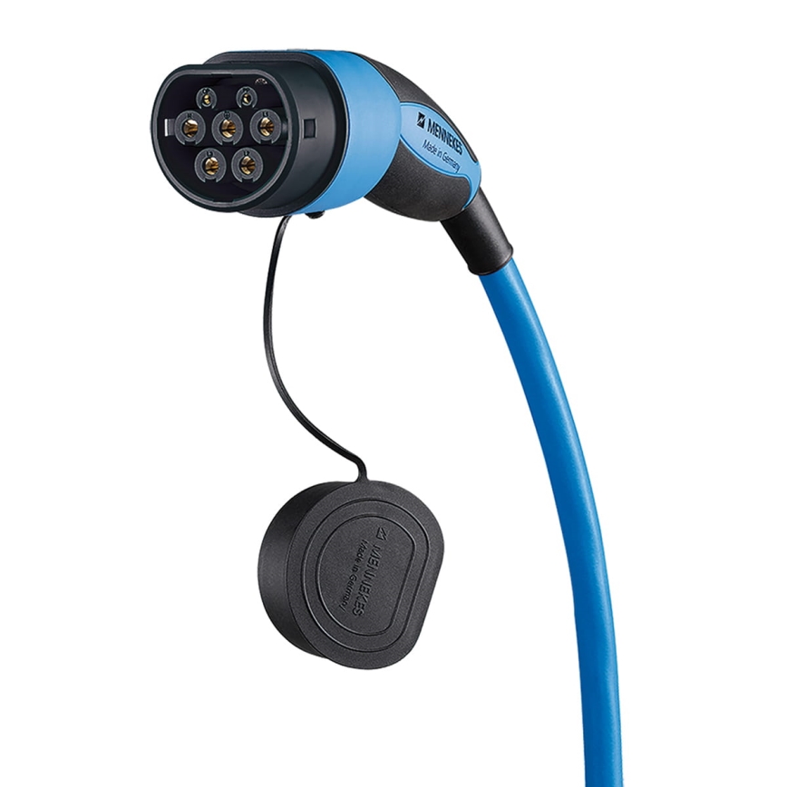 Mennekes - Laddkabel för elbilar typ 2 / typ 1 7,5m 3,7kW 20A IP44