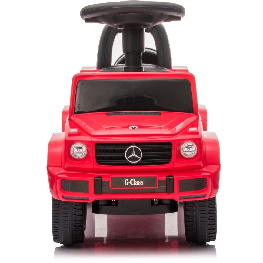 Löparbil Mercedes G350d 2xAA röd/svart