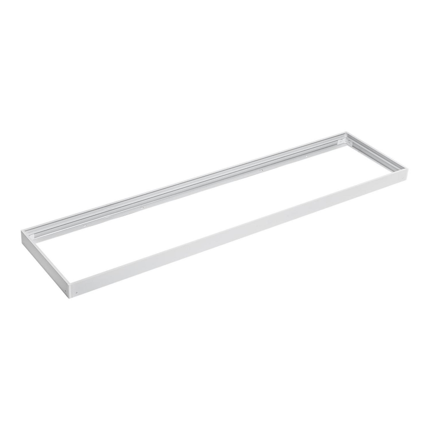 Metal ram för the installation of LED panels 1200x300 mm vit