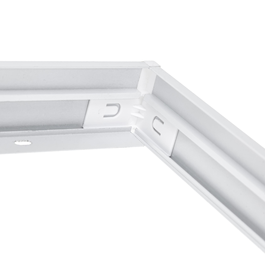 Metal ram för the installation of LED panels 1200x300 mm vit