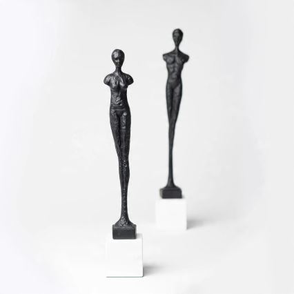 Metallbordsdekoration 43 cm, svart