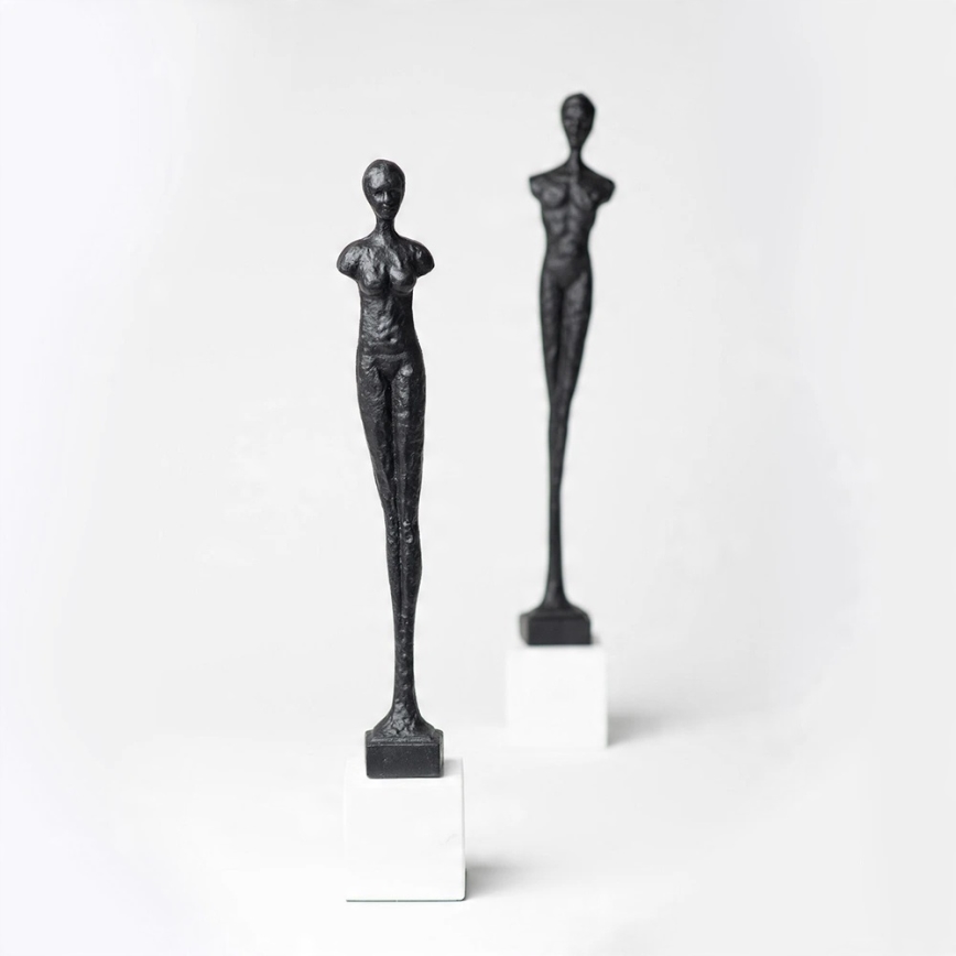 Metallbordsdekoration 43 cm, svart