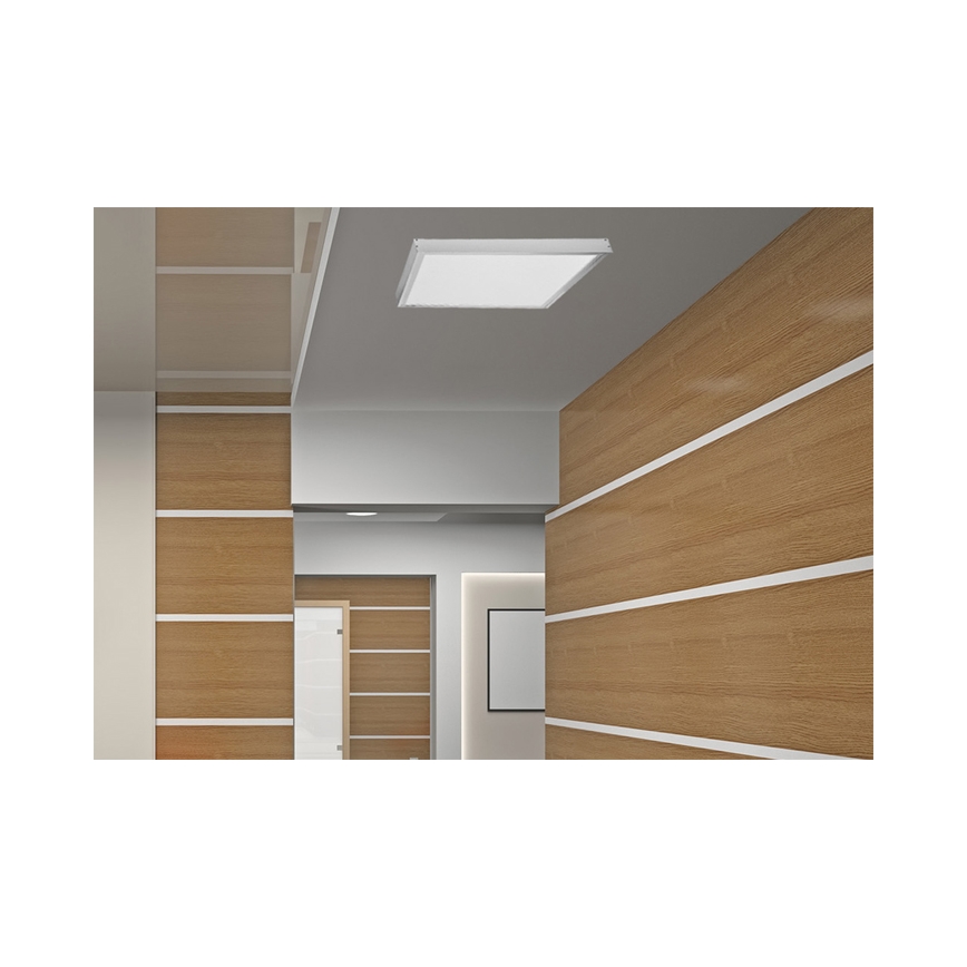 Metallram för installation av LED-paneler ZEUS 1195x295mm