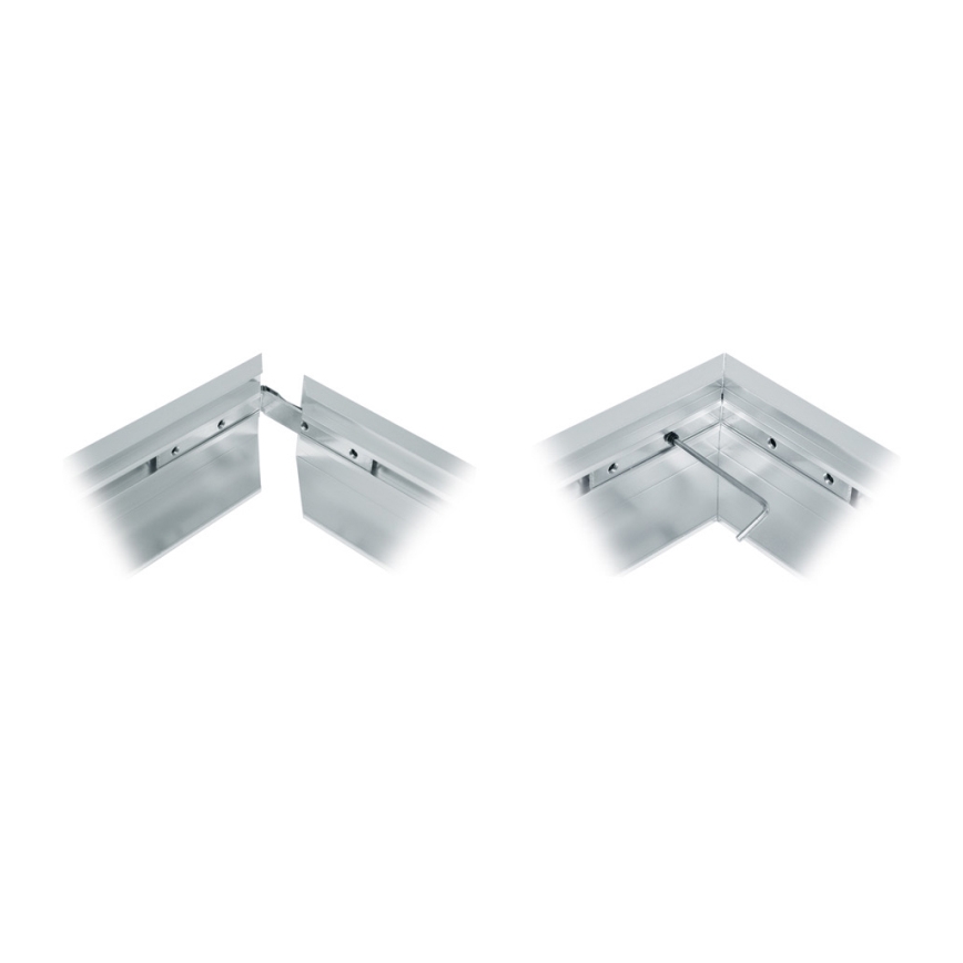 Metallram för installation av LED-paneler ZEUS 1195x295mm