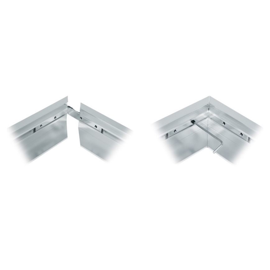 Metallram för installation av LED-paneler ZEUS 595×595mm