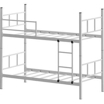 Metallvåningssäng MAVEN 90x200 cm vit, max belastning 2x100 kg