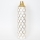 Metalvas 60,5x14 cm vit/guld