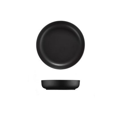 Middagsservis 18 delar svart/porslin