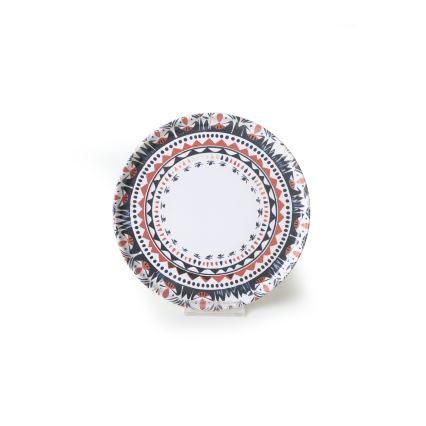 Middagsservis 24 delar – färgglatt stengods