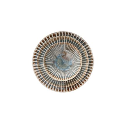 Middagsservis 24 delar, flerfärgad/porslin