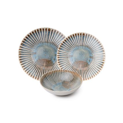 Middagsservis 24 delar, flerfärgad/porslin