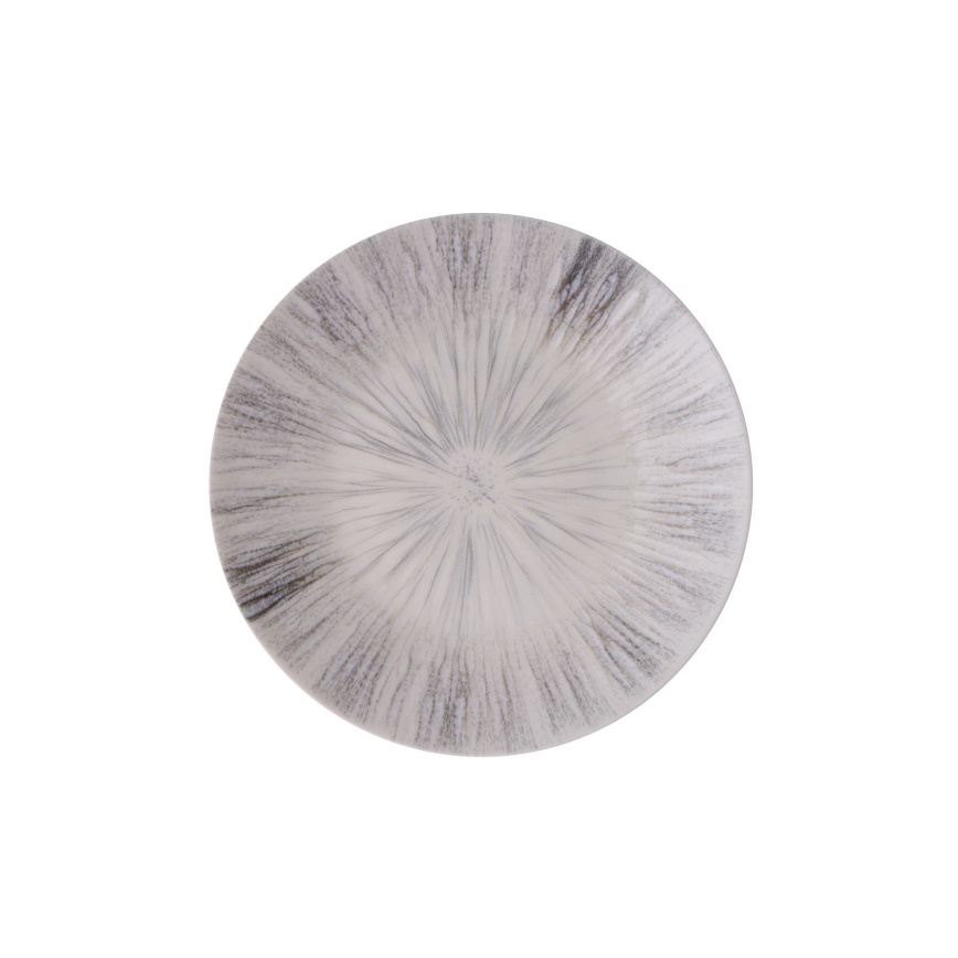 Middagsservis 24 delar grå/porslin