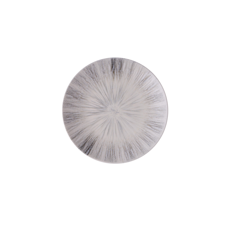 Middagsservis 24 delar grå/porslin