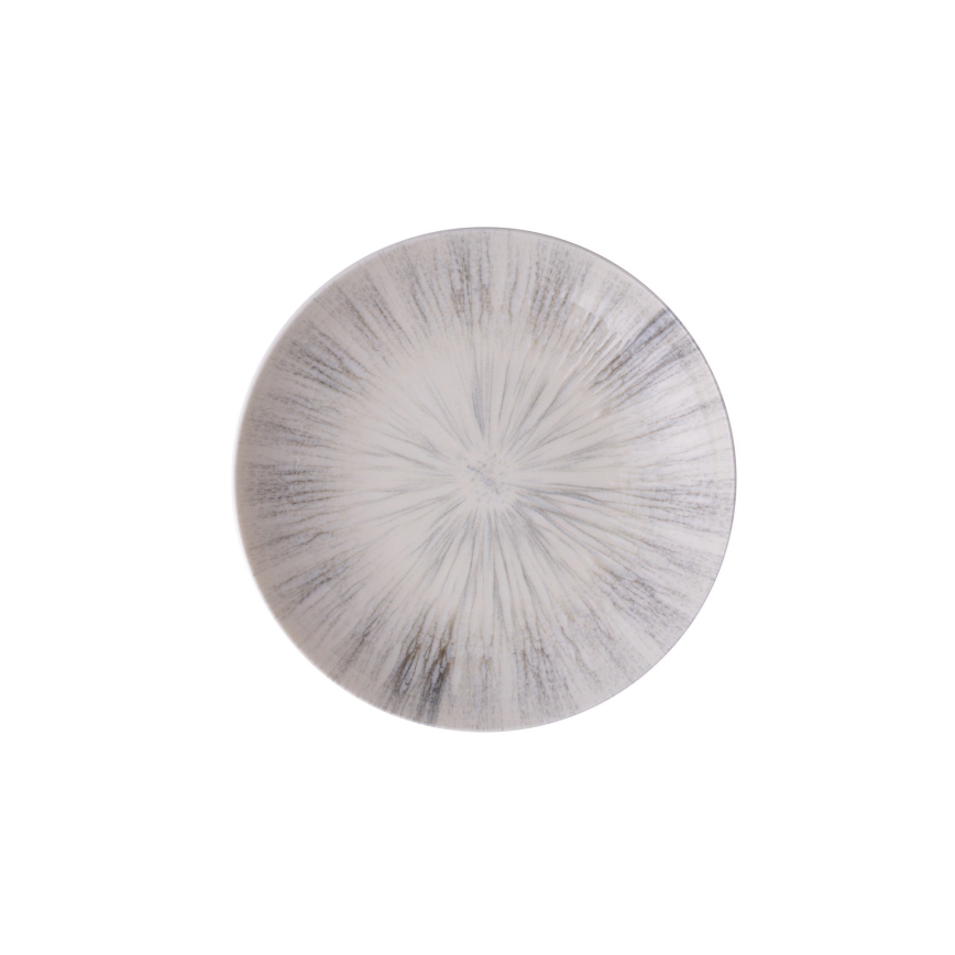 Middagsservis 24 delar grå/porslin