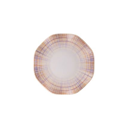 Middagsservis 24 delar, orange/porslin