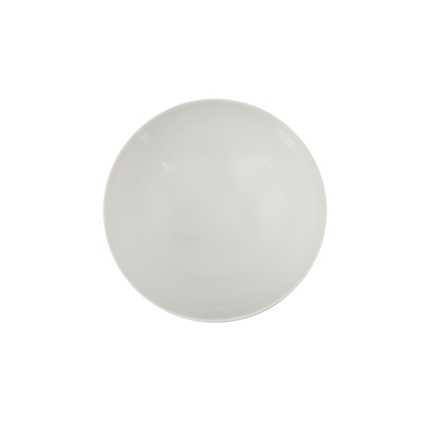 Middagsservis 24 delar, vit/blå, i porslin