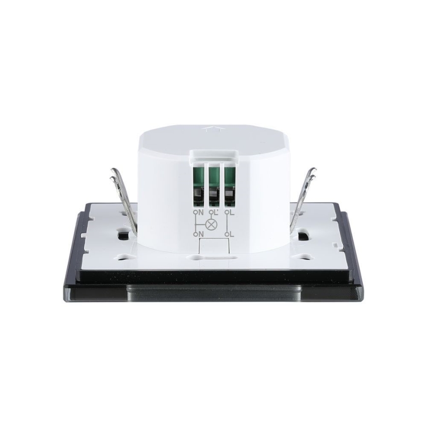 Mikrovågsrörelsesensor 180° 300W/230V svart