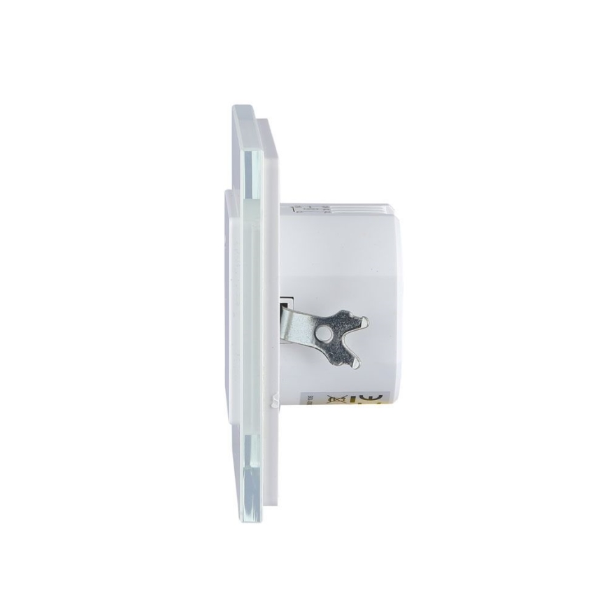 Mikrovågsrörelsesensor 180° 300W/230V vit