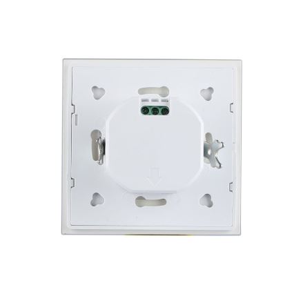 Mikrovågsrörelsesensor 180° 300W/230V vit