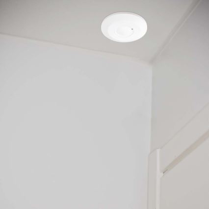 Mikrovågsrörelsesensor 360° 230V vit